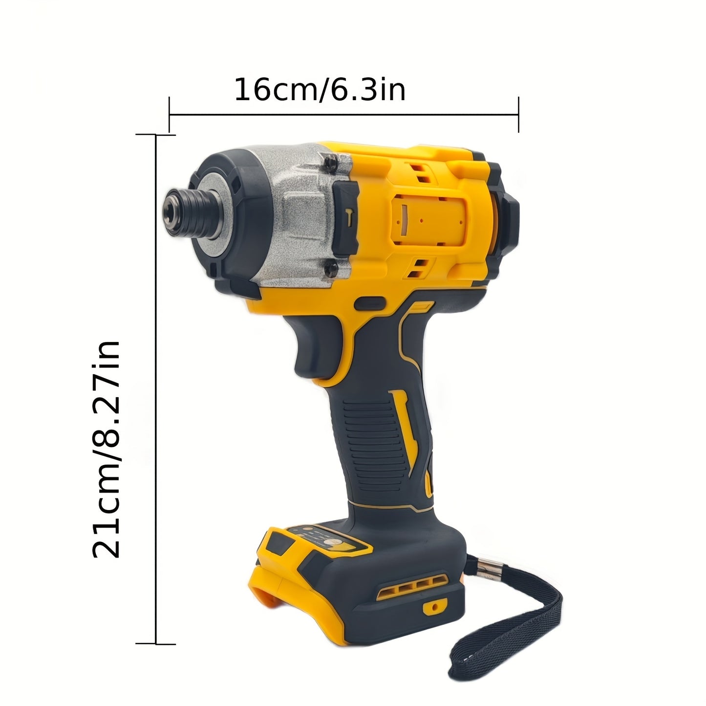 ELECMAPS1/4 Impact Screwdriver, Compatible with Dewalt 20V Battery, 0-2800 RPM, Equipped with Operation Indicator Light, Ideal for Home, Household, And Appliance Repairs (Tool Solely, Battery Not Included), Perfect Gift for Men