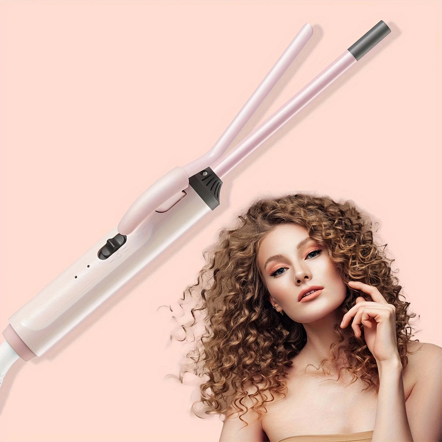 [Holiday Gifts] US Standard] 9mm Mini Curling Iron, Rapid Heating, Suitable For Ultra-Fine Curls, Teddy Curls, Water Waves, And Bangs, Creates Airy Bangs And Tight Curls, A Travel Curling Iron Suitable For Both Men And Women, The Best Choice For Holiday G