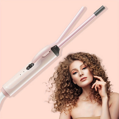[Holiday Gifts] US Standard] 9mm Mini Curling Iron, Rapid Heating, Suitable For Ultra-Fine Curls, Teddy Curls, Water Waves, And Bangs, Creates Airy Bangs And Tight Curls, A Travel Curling Iron Suitable For Both Men And Women, The Best Choice For Holiday G