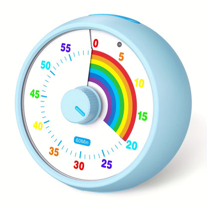 Visual Countdown Timer, 60-Minute Timer Suitable for Classrooms, Offices, Kitchens, And Desktops, Featuring Silent Operation for Effective Time Management