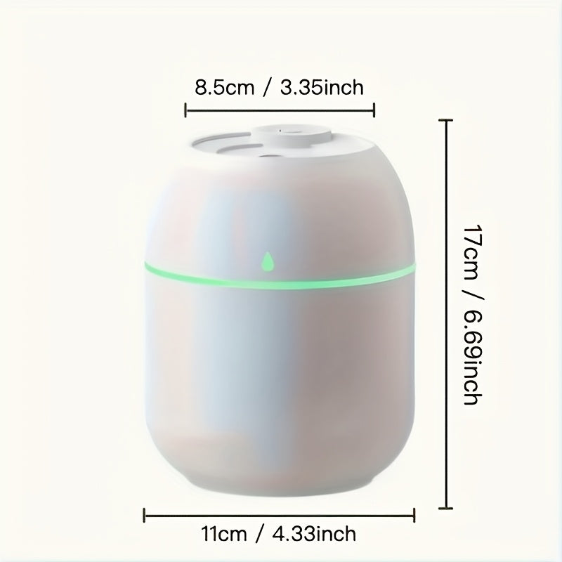 2pcs of Aromatic Mist Humidifier for Refreshing Indoor And Car Air, Promoting Plant Health, And Calming The Body And Mind with a Gentle Mist And Soft Night Light, Featuring Low Noise And Energy-Efficient Design