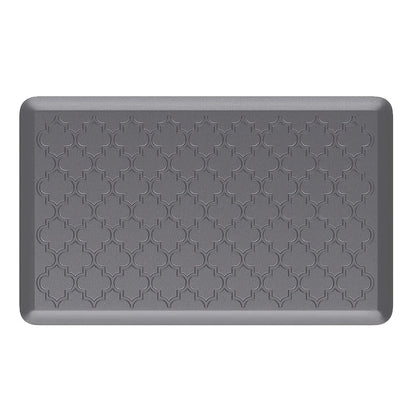 Anti-Fatigue Kitchen Floor Mat – Cushioned PVC Foam Non-Slip Ergonomic Standing Mat for Kitchen, Office, Sink & Laundry, 2 Sizes – Gray & Black