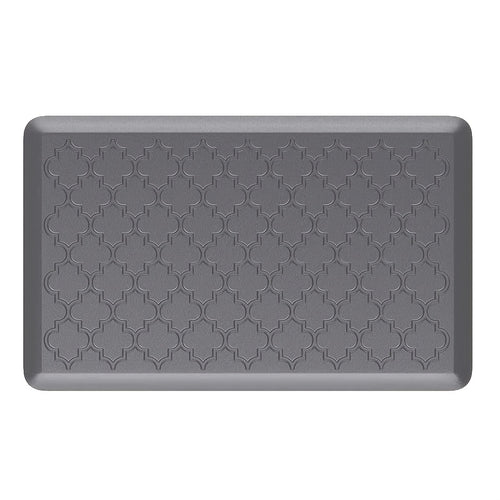 Anti-Fatigue Kitchen Floor Mat – Cushioned PVC Foam Non-Slip Ergonomic Standing Mat for Kitchen, Office, Sink & Laundry, 2 Sizes – Gray & Black