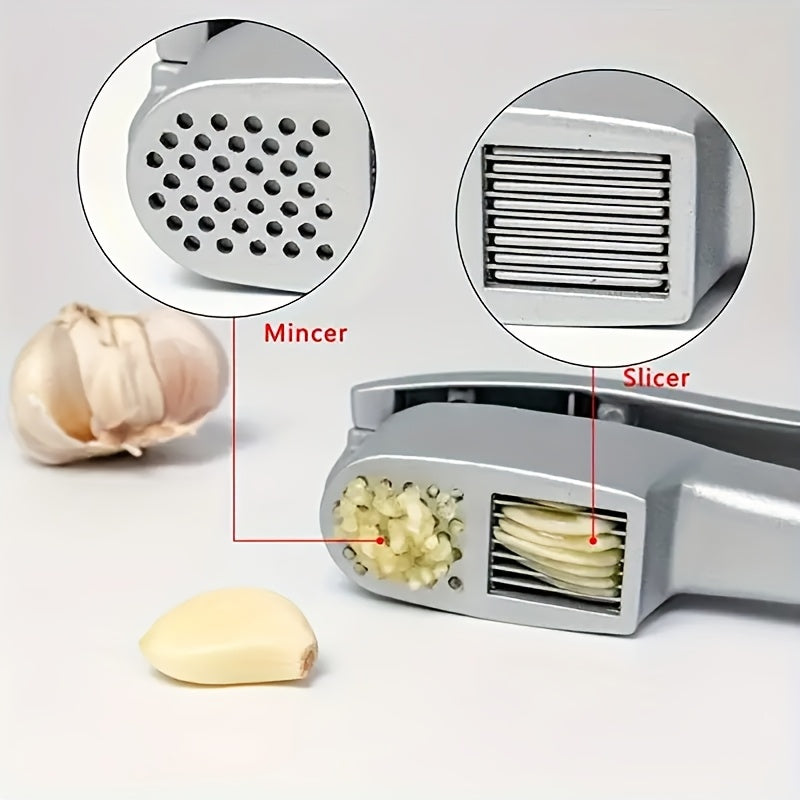 2-in-1 Garlic Beater For Kitchen Garlic Puree, Capable Of Cutting And Pressing Garlic