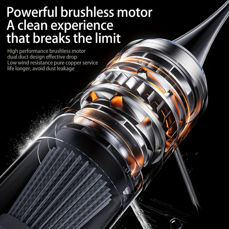Mini Handheld Vacuum Cordless, Car Vacuum Cleaner Portable Rechargeable 4In 1 Dust Buster & Air Blower & Hand Pump, Hand Vacuum for Keyboard, Inflate/Deflate