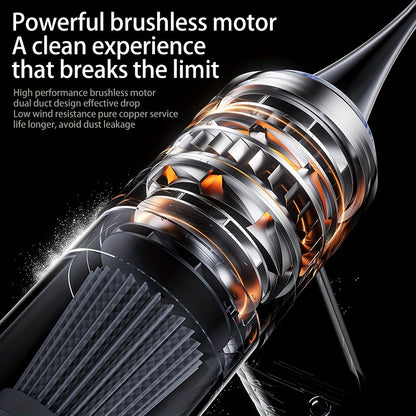 Mini Handheld Vacuum Cordless, Car Vacuum Cleaner Portable Rechargeable 4In 1 Dust Buster & Air Blower & Hand Pump, Hand Vacuum for Keyboard, Inflate/Deflate