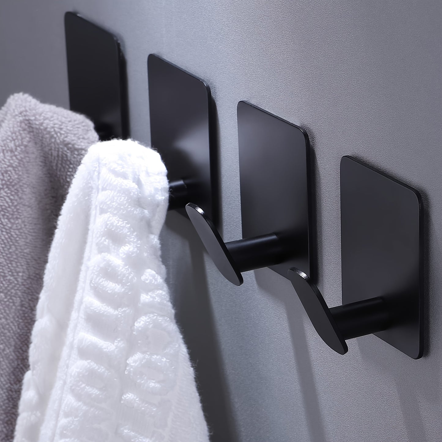 Easy-to-Install Adhesive Towel Hook for Bathroom, Kitchen - Durable Holder for Pajamas, Clothes, Hats, And Keys/ Bathroom Accessories