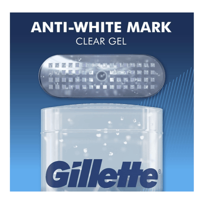 Gillette Antiperspirant and Deodorant for Men, 72hr Sweat & Odor Protection Clear Gel, Cool Wave Scent, 3.8 oz (Pack of 4)