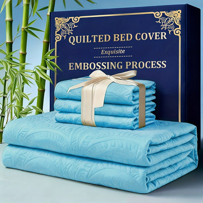 2/3pcs Quilt Set Bedspreads( Include 1 Quilt 1 Or 2 Pillowcases) Lightweight Microfiber Bedspread - Modern Style Coin Pattern Coverlet Soft And Skin-friendly Quilt Anti-allergy And Machine Washable Suitable For School Dormitories