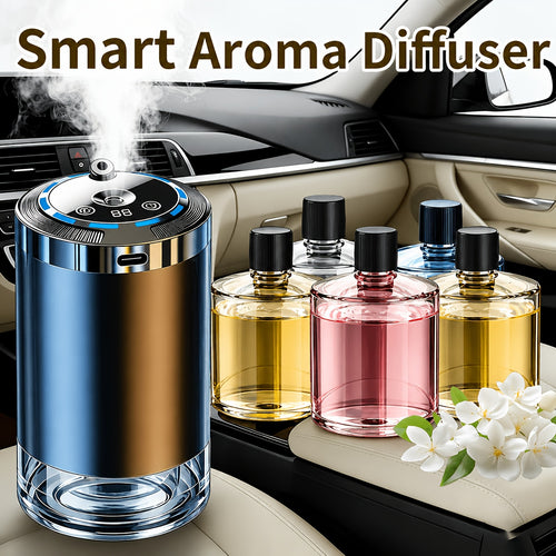 4pcs Set, One Diffuser And Three Perfumes, Diffuser Essential Oil, Effectively Suppresses Odor Molecules, Maintains A Pleasant Fragrance Inside The Car, Car Additions, Suitable for Urban Women, Office Workers, And Car Enthusiasts, Gift