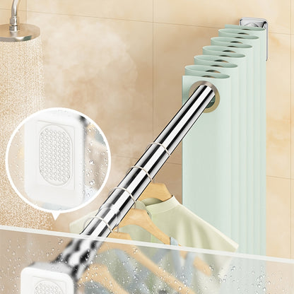 15.75inch - 196.85inch No Drilling Curtain Rail 33Mm Diameter Telescopic Shower Curtain Rod, Extendable Telescopic Rod, Long Adjustable Curtain Rod for Large Windows