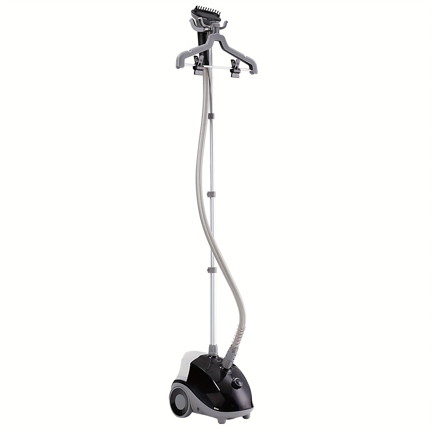 OLIXIS Vertical Steam Hanging Ironing Machine, 1500W Powerful Iron with Roll Wheels, 60.87oz Water Tank for 60 Mins Continuous Steaming, 45s Fast Heat-up, Adjustable Handheld Hanging Iron Machine, Perfect for Commercial And Household Use