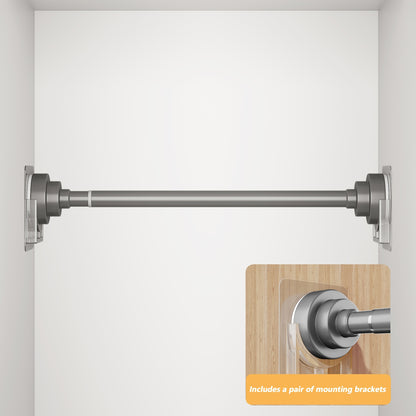 1pc Stainless Steel Tension Rod, Wardrobe Support Rod, Clothes Drying Rod, No Drilling Easy Installation, Suitable for Wardrobe, Bathroom, Bedroom