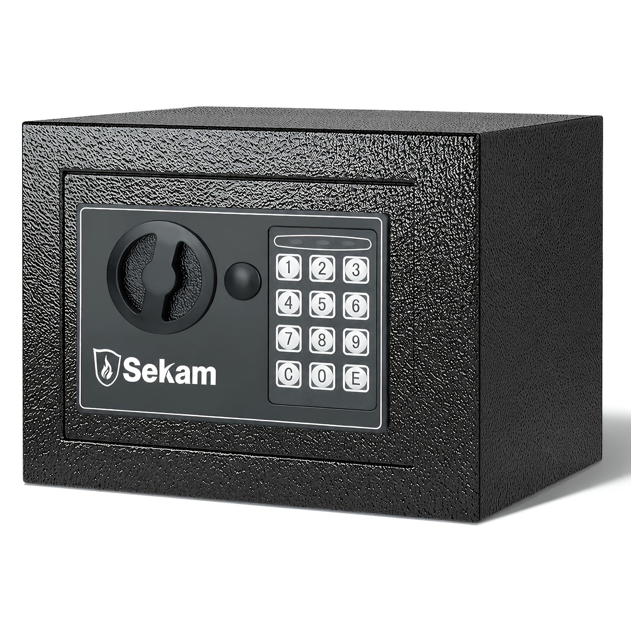 Heavy-Duty Fireproof Steel Safe With Cash Bag - Secure Home Safe Box With Keypad & Key Lock, Ideal For Storing Money, Documents, And Valuables (Black)Valentine'S Day