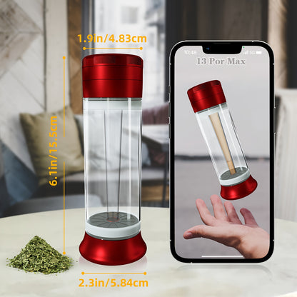 ZHENGHAI 3in 1 Tobacco Grinder Herb Grinder Multifunctional Cone Loader Rolling Machine Blunt Joint Roller Machine Grinding Filling Storage All in One with Cleaning Brush