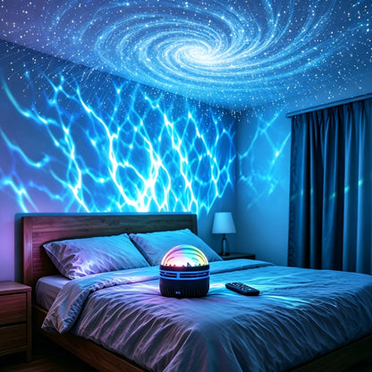 Ancient Starlight LED Star Projector - 7-Star Lighting Effect, Usb-Powered Night Light, Suitable for Bedrooms, Camping, Weddings And Home Decoration - The Perfect Holiday Gift