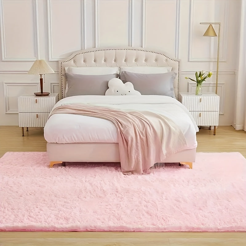 Fluffy Area Rug Large Soft Shag Carpet for Living Room Bedroom – Non-Slip Ultra Thick Plush Floor Mat, Multiple Sizes & Colors, Home Decor