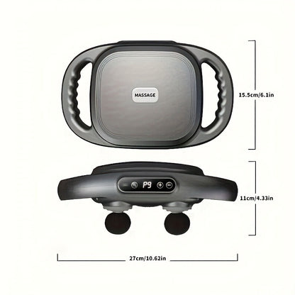 Massage Gun 12 Heads Deep Tissue Percussion Muscle Massager Set for Back Neck Shoulders Legs Foot Pain Relief Quiet Handheld Electric Body Massager
