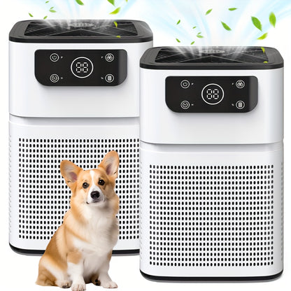 Air Purifier, Air Purifier For Pets Dust Odor Smoke, Aromatherapy Function, Air Cleaner With Lower DB Quiet Sleep Mode For Bedroom Office Living Room, Small Air Purifier Pet Air Purifier Room Air Purifier