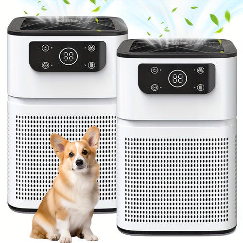 Air Purifier, Air Purifier For Pets Dust Odor Smoke, Aromatherapy Function, Air Cleaner With Lower DB Quiet Sleep Mode For Bedroom Office Living Room, Small Air Purifier Pet Air Purifier Room Air Purifier