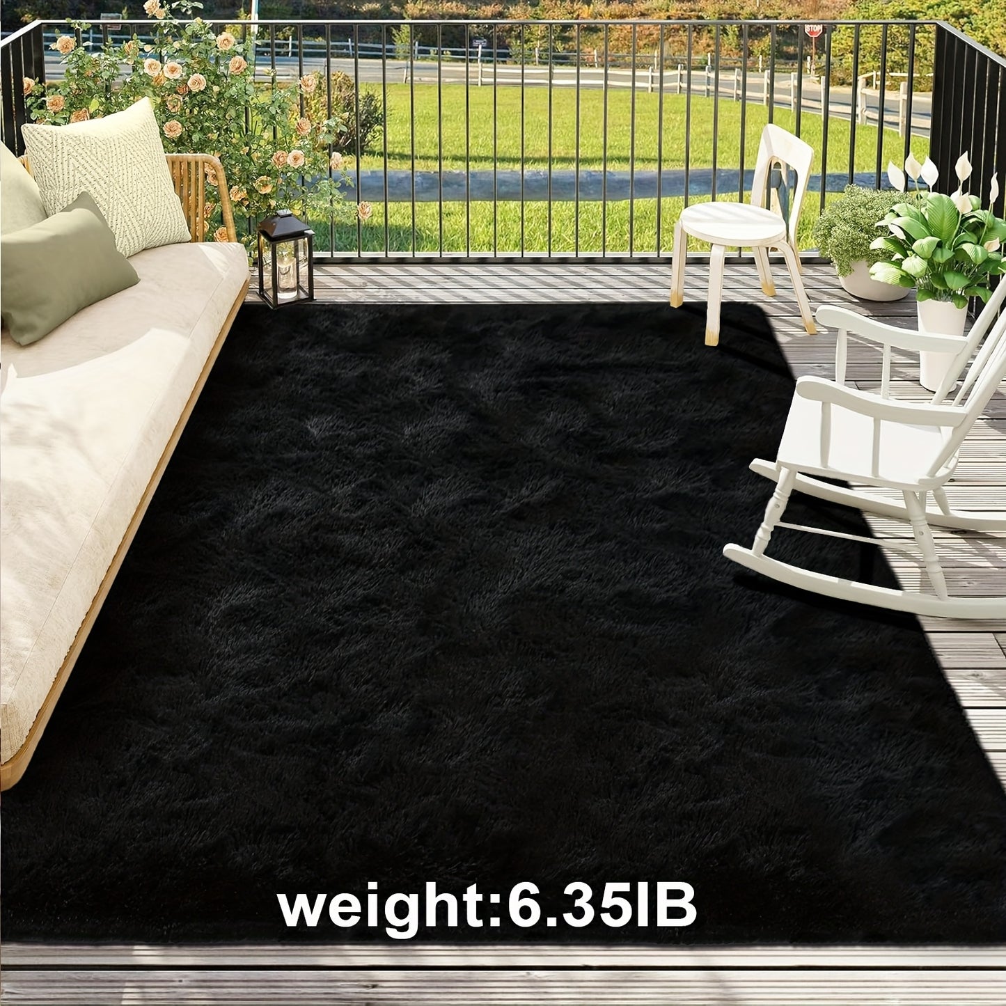 Area Rug Non Slip Backing for Living Room Kitchen Modern Home Decor Floor Decoration Carpet Mat Cute Fluffy Bedroom Rug Easy to Clean Bathroom Rugs