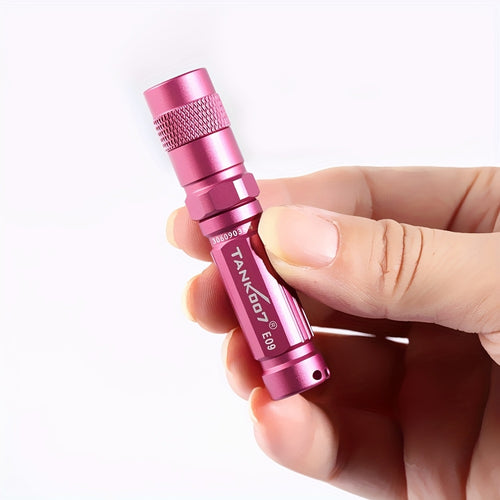 Ultra Elementary School Student Handheld Keychain Portable Pocket Show Flashlight Suitable for Emergency Use Outdoor Essential Student Hand Built Replaceable Battery