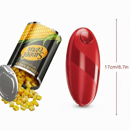 Electric Can Opener One-Touch Automatic – Safe Smooth Edge, Hands-Free Magnetic Lid Lift, Easy Open for Seniors & Arthritis, Universal Fit, Perfect Holiday Gift
