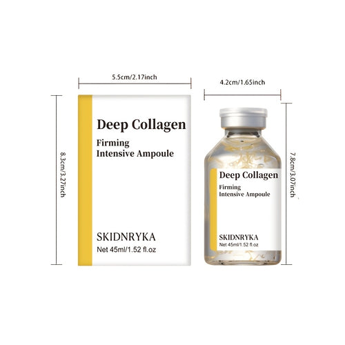 Collagen Serum with Niacinamide & Hyaluronic Acid, Deep Hydration Firming Plumping Skin Tightening Face Serum for All Skin Types, Brightening Even Skin Tone Anti-Aging Essence – 2pcs x 1.52oz