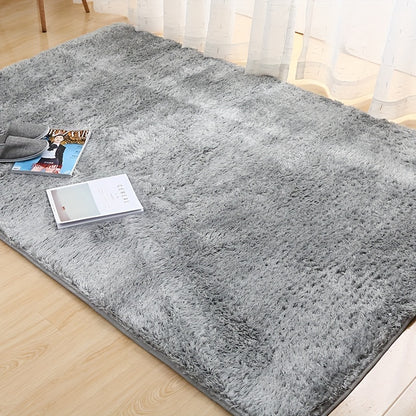 1pc Fluffy Area Rugs For Living Room, Shaggy Plush Rug For Bedroom, Soft Non Slip Floor Carpet For Bedside, Indoor DéCor