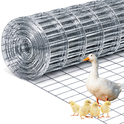 304 Stainless Steel Welded Wire Mesh, Chicken Coop Wire Fence Wire Mesh, Cage Poultry Garden Plant Support Containment Fence