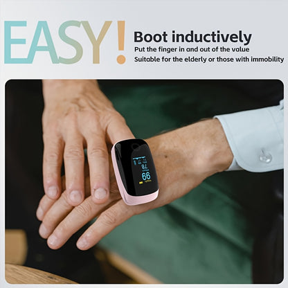 VROVIRE FDA Cleared Rechargeable Pulse Oximeter Fingertip Oxygen Monitor Fingertip With SpO2 Pulse Rate And PI RR OLED Precision Fast Oximeter SpO2 Reading