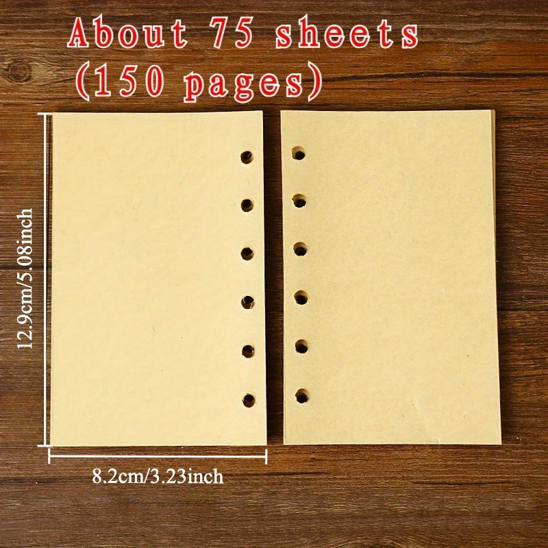 [Christmas Halloween Birthday] Buy 1 Get 1 Free, 2pcs Retro Spiral Notebook Diary Notepad, Vintage Pirate Anchors Note Book, Replaceable Stationery Traveler Journal Gift, Present For Hollween/ Christmas/ Birthday/ Graduation/ Father's Day/ Mother's Day/ N