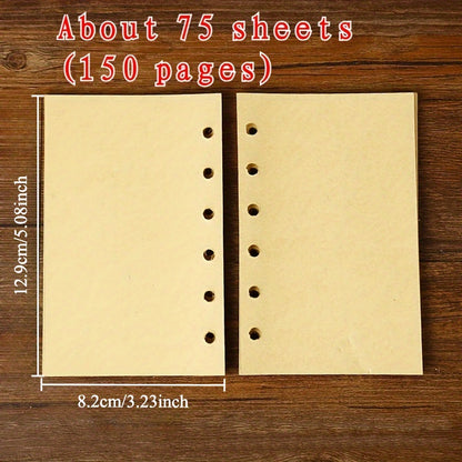 [Christmas Halloween Birthday] Buy 1 Get 1 Free, 2pcs Retro Spiral Notebook Diary Notepad, Vintage Pirate Anchors Note Book, Replaceable Stationery Traveler Journal Gift, Present For Hollween/ Christmas/ Birthday/ Graduation/ Father's Day/ Mother's Day/ N