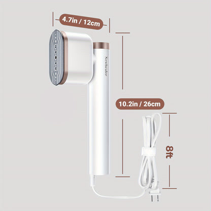 Handheld Garment Steamer 1200W – Portable Clothes Steamer with 15-Second Heat-Up, Dual Steam Settings, Lightweight Travel & Home Steam Iron for Suits, Dress Shirts & Formal Wear