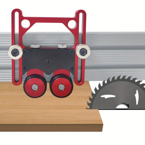 Enhanced Feather Boards with Elastic One-Way Wheels, Designed for Safe Feeding of Clear-Cut Stock on Router And Table Saws