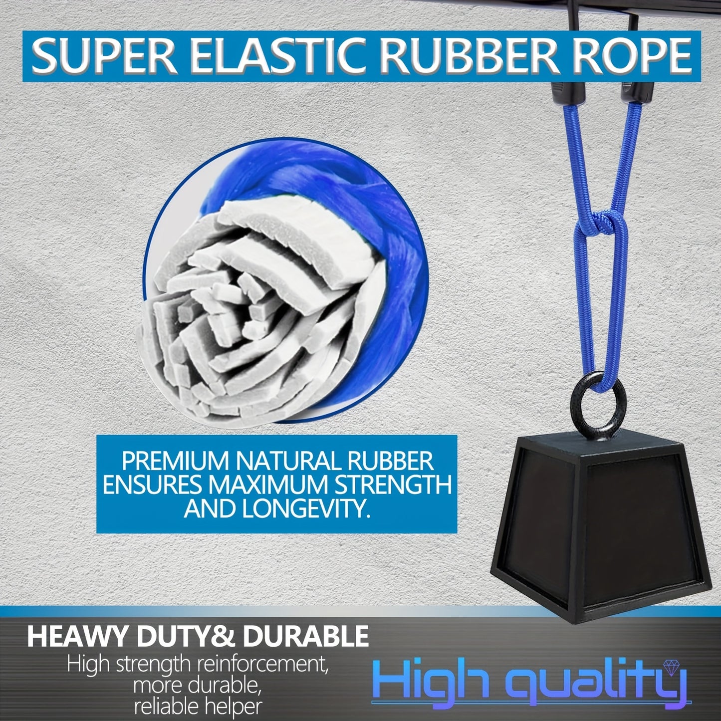 32pcs Bungee Cords Assortment Jar Includes 10" 18" 24" 32" 40" Bungee Cord with Hooks, 8" Canopy Tarp Ball Ties And Tarp Clips