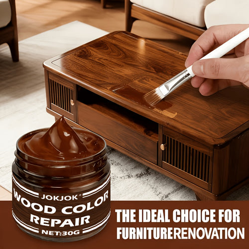 Wood Repair Paste Filler - Furniture Scratch Crack Restore Agent for Doors Cabinets Tables Chairs Floors - Color Restoring Wood Putty Easy Apply Fast Dry Surface Repair Kit