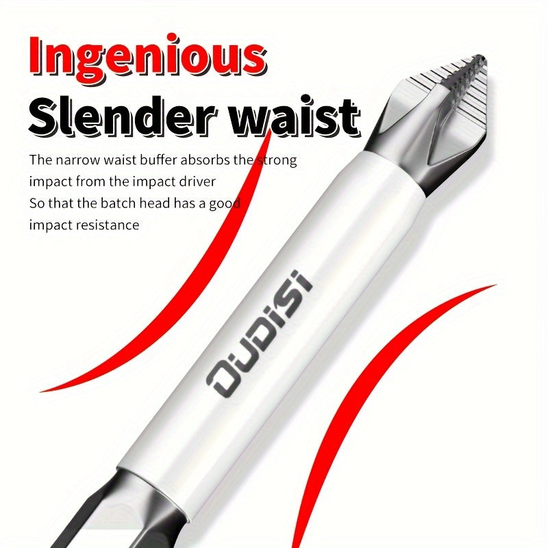 6pcs Non-slip Cross Drill, High-strength Magnetic Screwdriver Bit, High Hardness, Impact Resistance, Electric Screwdriver Tool Set Hand Electric Drill Rotary Screwdriver.