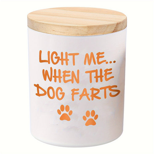 Funny Dog Mom Gifts For Women Unique Cool Dog Lovers Gifts Fun Birthday Christmas Gifts For Women Lavender Scented Soy Engraved Candles Light Me When Dog Farts