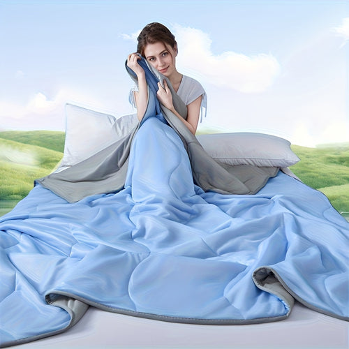Summer Coolness, Summer Blanket, Cool Down Blanket, Summer Air Conditioning Blanket, Easy Solid Color, Skin Friendly, Breathable, Suitable for People Who Are Hot And Prone to Sweating in Summer