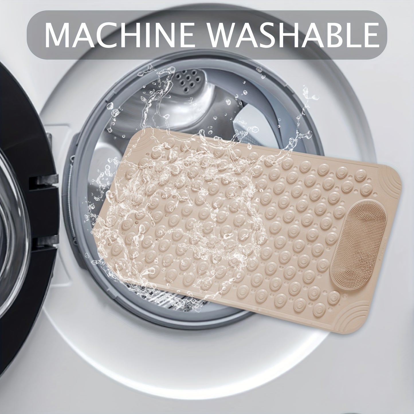 Anti-Slip Shower Mat with Massage Function - Extra Large Bath Tub Mat for Ultimate Safety And Comfort Bathtub Mat