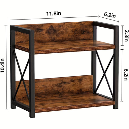 Kitchen Countertop Spice Rack, Ironwood Coffee Rack, Kitchen Counter Rack, Seasoning Storage Rack, Cosmetics Bathroom Storage Rack, Seasoning Storage Rack, Sturdy And Durable, Easy to Organize