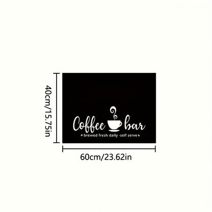 Multi-functional Mat, Coffee Machine Mat, Dish Drying Mat, Bohemian-themed Coffee Bar Mat, Suitable for Coffee Station Accessories and Storage Boxes, Absorbent for Dishwashers, Suitable for Kitchen Counters, Coffee Machine Mat Gift