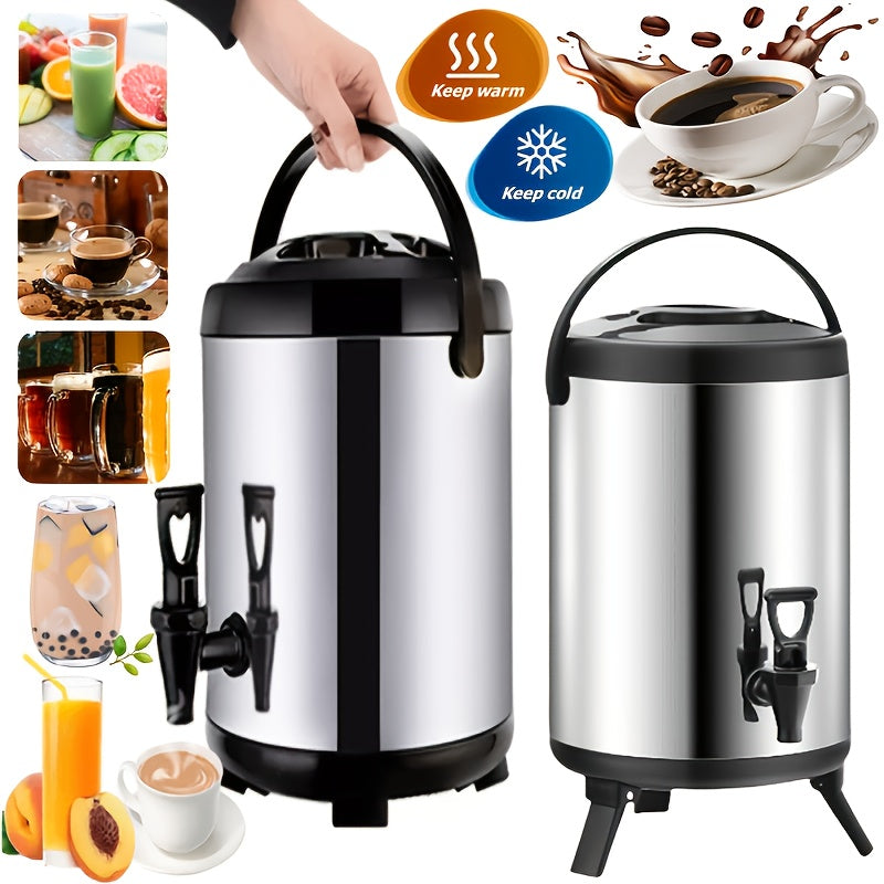 Insulated Beverage Dispenser - Keeps Drinks Hot Or Cold, Perfect for Coffee And Tea - Ideal for Home, Kitchen, Travel And Parties Insulated Coffee Tumbler