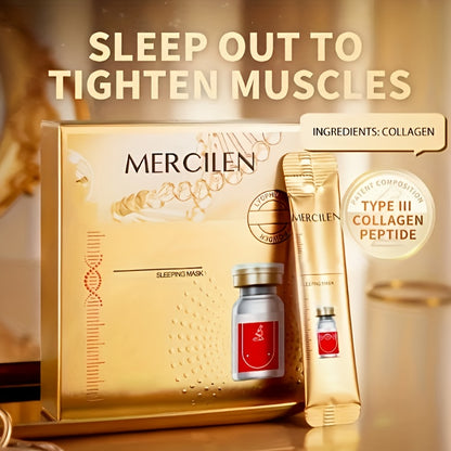 Collagen Sleep Facial Mask, Moisturizing, Firming Skin, 4gx40 Bags, Suitable for All Skin Types, The Best Gift for A