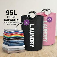 2pcs Black+Pink 14.96inch*31.1inch
