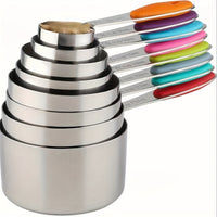 8-piece color measuring cup set