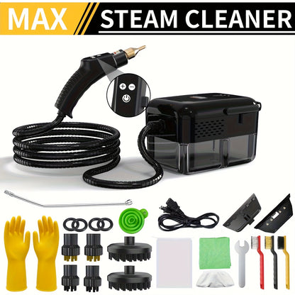 Portable Steam Cleaner High-Temperature High-Pressure Handheld Steamer for Home, Carpet, Tile & Grout Cleaning – 9-Speed Adjustable, 3 Models: Basic, Upgraded & Smart