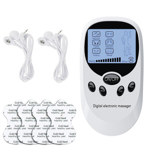 Digital TENS Unit with Accessories | Deep Muscle Stimulation for Back, Neck and Hip Relief | Nerve Pain, Tendonitis, Arthritis, Stiffness and Inflammation Management | Home Self-Relax and Recovery, Relaxation, Post-Workout Rejuvenation