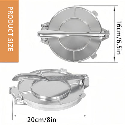 6.5-8 Inch Professional Tortilla Press, Tortilla Maker, Dough Press, Rotis Press, Quesadilla, Tortilla Manufacturing Machine (6.5-8 Inches). Dumpling Molding Machine